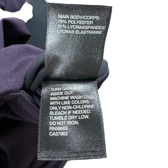 ZELLA Purple Nebula Cropped Ankle Leggings Women's Size XS NWT Yoga Gym - Picture 6 of 6